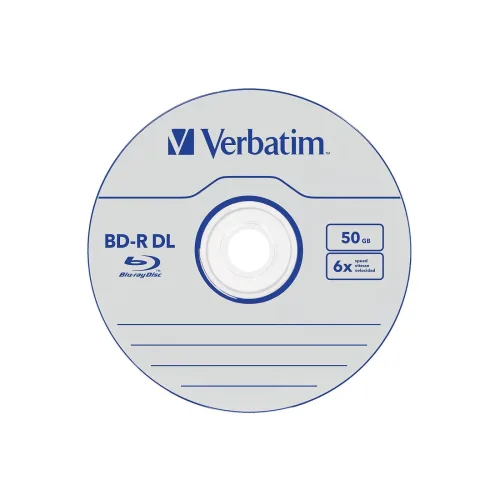 VERBATIM Blu-Ray-Discs 43748 BD-R DL Blau