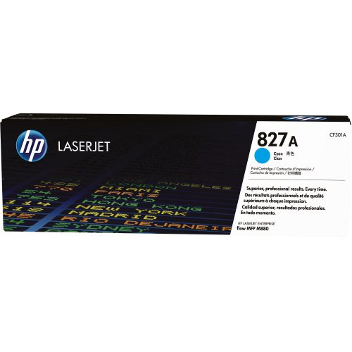 HP, HP Toner-Modul 827A cyan CF301A CLJ Enterprise M880 32'000 S.