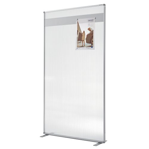 magnetoplan, MAGNETOPLAN Raumteiler Polycarbonat 1103880 1800x1000mm, magn. Streifen
