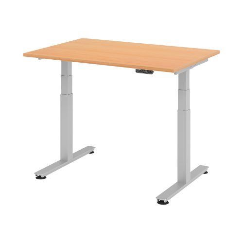 Hammerbacher Sitz-Stehschreibtisch XDSM Buche 1.200 x 800 x 635 mm
