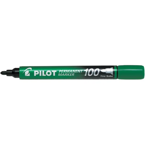 Pilot, PILOT Permanent Marker 100 1mm SCA-100-G Rundspitze gr&uuml;n