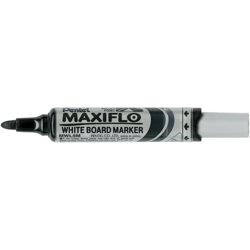 Pentel, PENTEL Whiteboard Marker 6mm MWL5M-AO schwarz