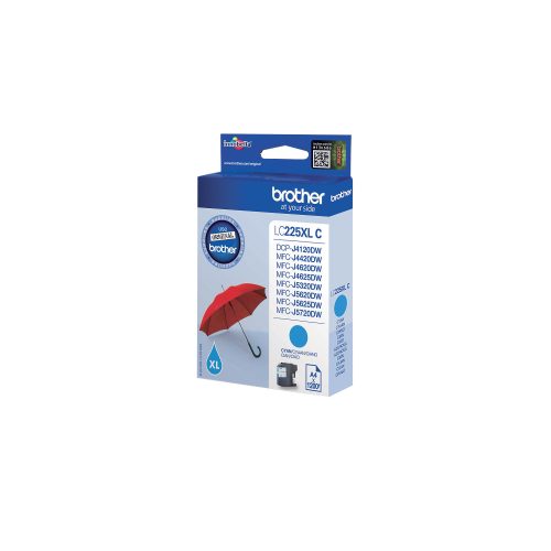 Brother, BROTHER Tintenpatrone cyan LC-225XLC MFC-J5620DW 1200 Seiten
