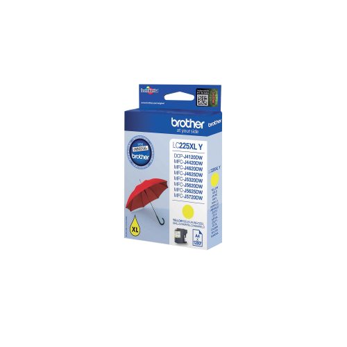 Brother, BROTHER Tintenpatrone yellow LC-225XLY MFC-J5620DW 1200 Seiten