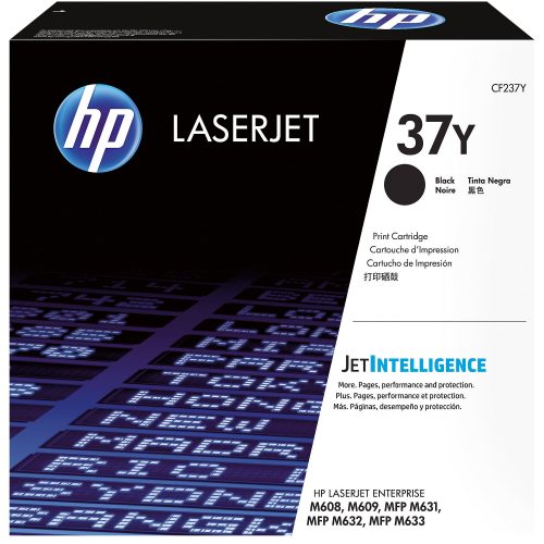 HP 37Y Schwarz Original LaserJet Tonerkartusche mit sehr hoher Reichweite.