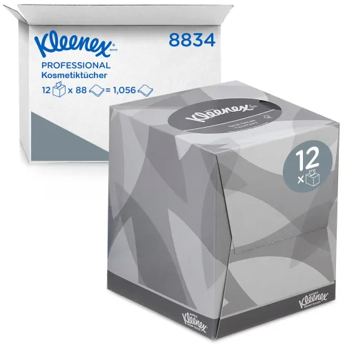 Kleenex Kosmetiktücher Mainline 2-lagig 12 Stück à 88 Blatt
