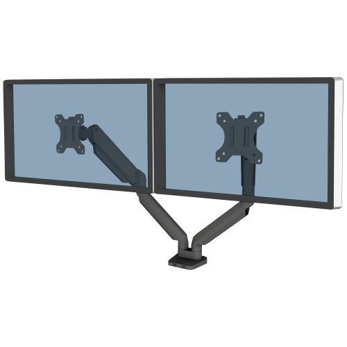 Fellowes, FELLOWES Monitorhalter Platinum Series 8042501 doppel, schwarz