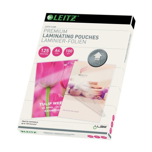 Leitz, LEITZ Laminiertasche A4 74810000 glanz, 125my 100 Stk
