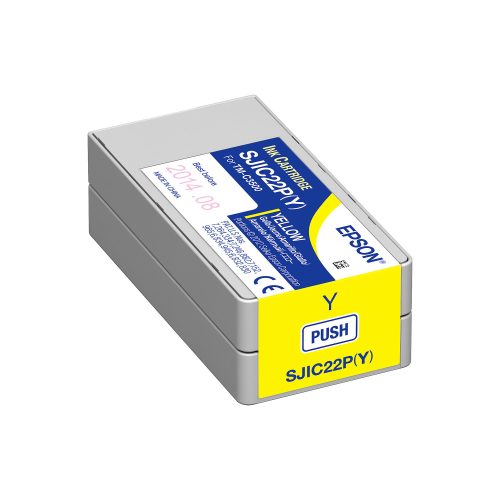 Epson - Tintenpatrone SJIC22P yellow, Gelb, 500 Stück