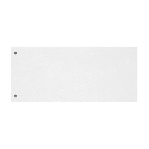 Biella, BIELLA Trennstreifen Karton 2 Loch 199190.01 weiss, 24x10.5cm 100 Stk.