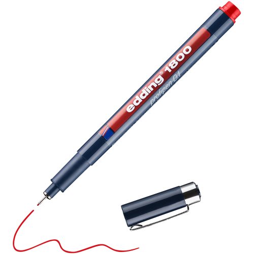edding, EDDING Profipen 1800 0.10-0.25mm 1800-2-01 rot