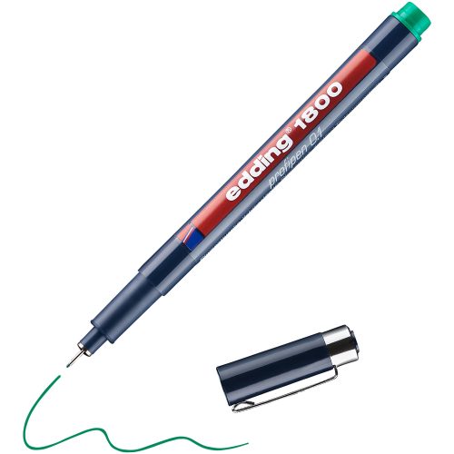 edding, EDDING Profipen 1800 0.10-0.25mm 1800-4-01 gr&uuml;n