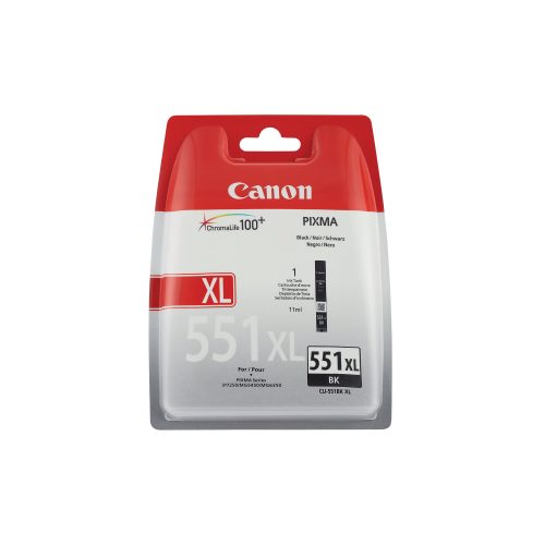 Canon, CANON Tintenpatrone XL schwarz CLI-551XLBK PIXMA MG5450 11ml