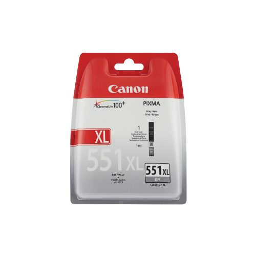 Canon, CANON Tintenpatrone XL grey CLI-551XLGY PIXMA MG6350 11ml