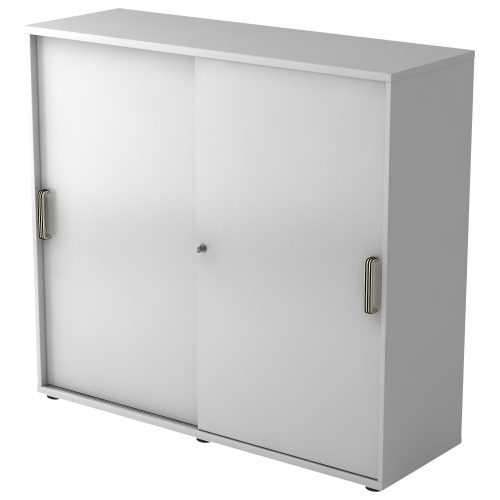 Hammerbacher Schiebetürenschrank 3FH SG Grau 1.200 x 400 x 1.100 mm