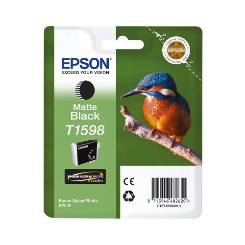 Epson T1598 Original Tintenpatrone C13T15984010 Matt Schwarz 1