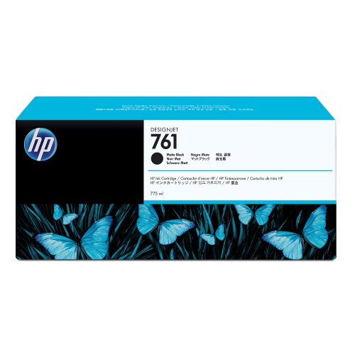 Hp, HP 761 Mattschwarz DesignJet Druckerpatrone, 775 ml