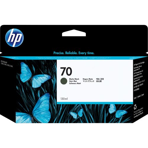 HP, HP Tintenpatrone 70 schwarz matt C9448A DesignJet Z2100/3100 130ml