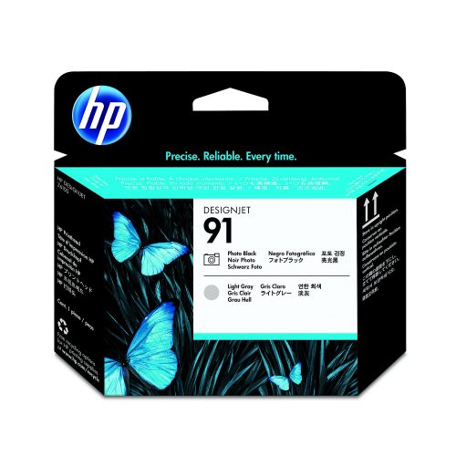 Hp, HP 91 Fotodruckkopf Schwarz und Hellgrau