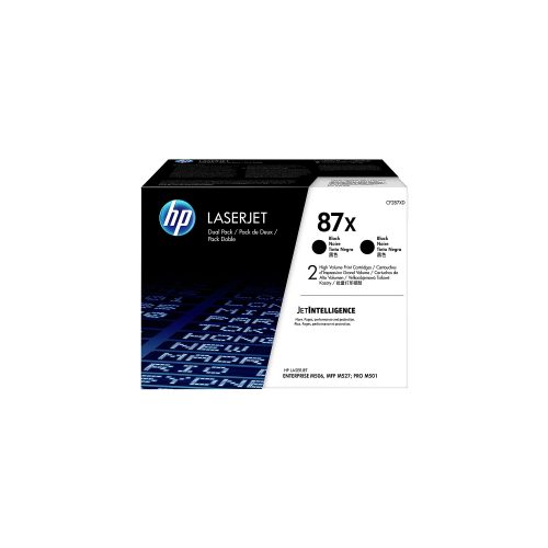 Hp, HP 87X 2er-Pack Schwarz Original LaserJet Tonerkartuschen mit hoher Reichweite
