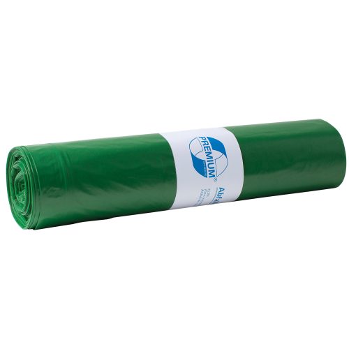 DEISS LDPE Premium Mittlere Belastung Müllsäcke 120 L Grün PE (Polyethylen) 37 Mikron 25 Stück