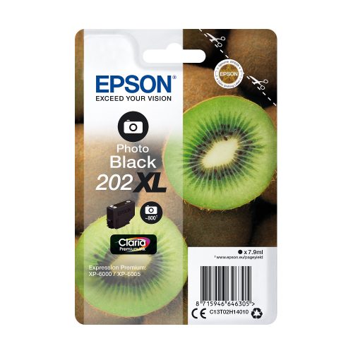 Epson, EPSON Tintenpatrone 202XL ph.schwarz T02H140 XP-6000/6005 800 Seiten