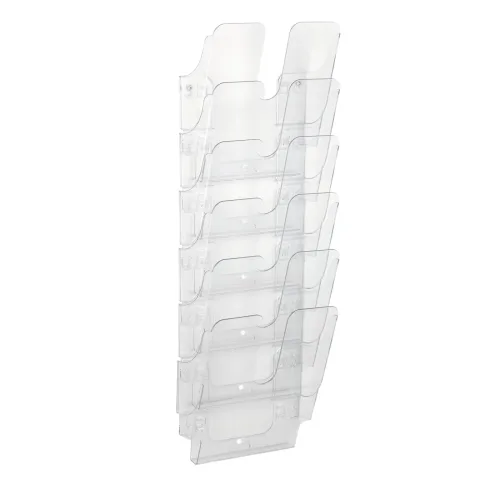 DURABLE FlexiPlus Prospektständer A4 Polystyrol Transparent 24,7 x 10 x 74,5 cm