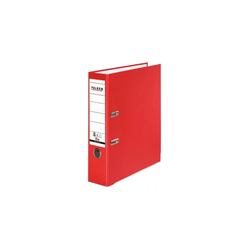Falken Ordner DIN A4 80 mm Rot 2 Ringe Pappe