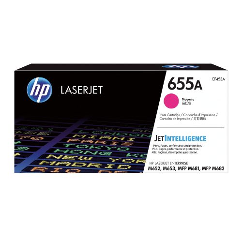 HP, HP Toner-Modul 655A magenta CF453A CLJ Enterprise M652 10'500 S.