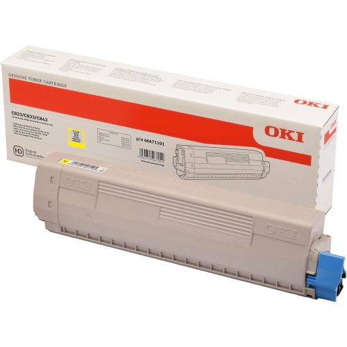 Original Tonerpatrone gelb OKI 46471101
