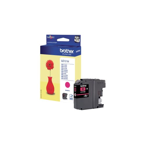 Brother, BROTHER Tintenpatrone magenta LC-121M DCP-J132 300 Seiten