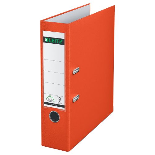 Leitz 180° Ordner A4 82 mm Hellrot 2 Ringe 1010 PP (Polypropylen) Hochformat