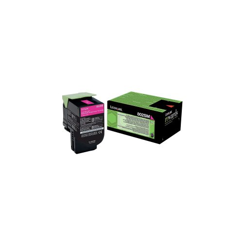 Lexmark 80C2SM0 Original Tonerkartusche Magenta
