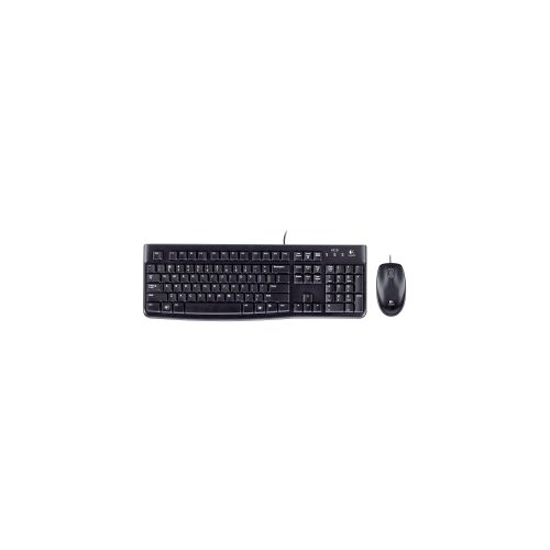 Logitech Tastatur-Maus-Set Verkabelt MK120 QWERTZ DE