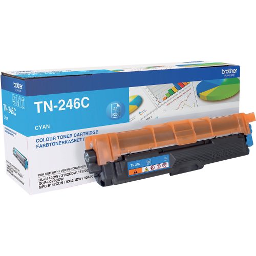 Brother Toner TN-246C TN246C Original Cyan 2200 Seiten