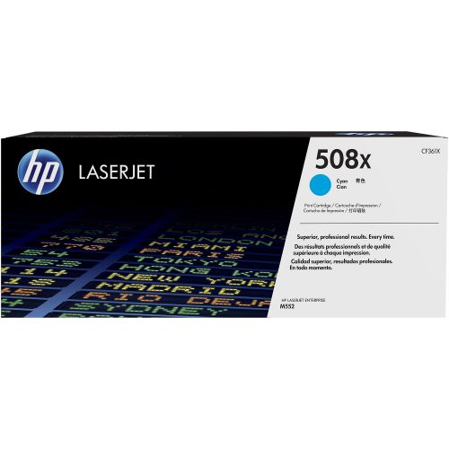 HP, HP Toner-Modul 508X cyan CF361X CLJ Enterprise M552 9500 S.