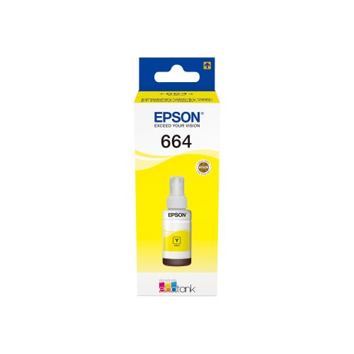 Epson, EPSON Tintenbeh&auml;lter 664 yellow T664440 EcoTank L355/L555 6500 Seiten