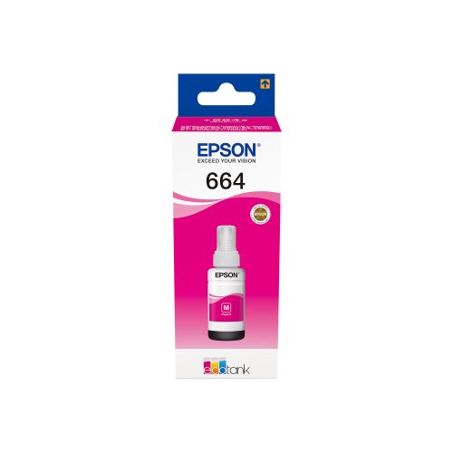 Epson, EPSON Tintenbeh&auml;lter 664 magenta T664340 EcoTank L355/L555 6500 Seiten