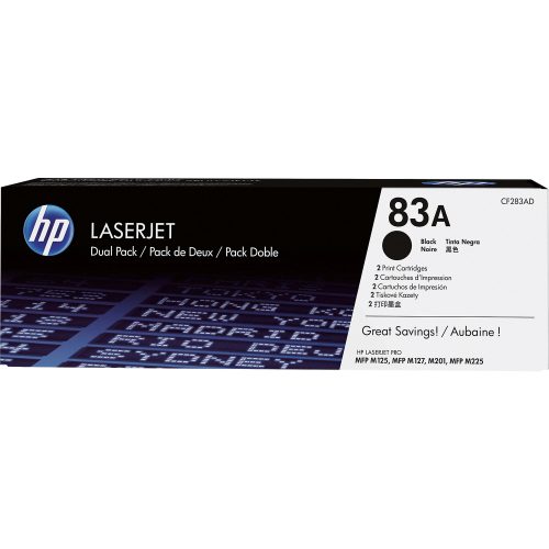 HP, HP Toner-Modul 83AD schwarz CF283AD LaserJet Pro M125 2 St&uuml;ck