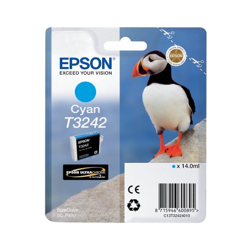 Epson, EPSON Tintenpatrone cyan T324240 SureColor SC-P400 14ml