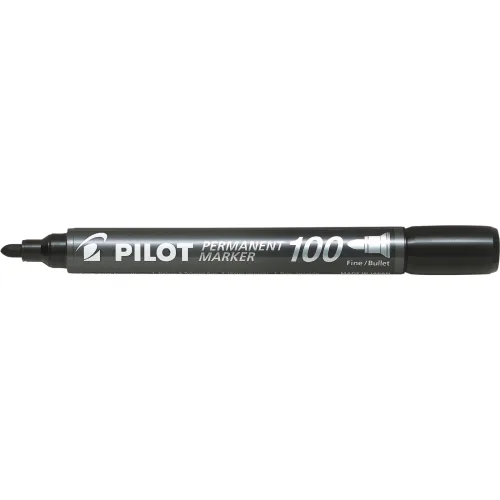 Pilot, PILOT Permanent Marker 100 1mm SCA-100-B Rundspitze schwarz