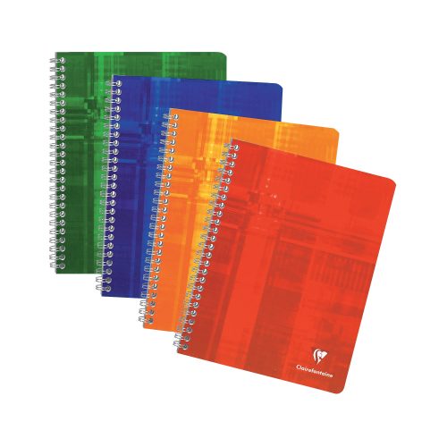 Clairefontaine, CLAIREFONTAINE Spiralheft ass. 17x22cm 8723 liniert 50 Blatt