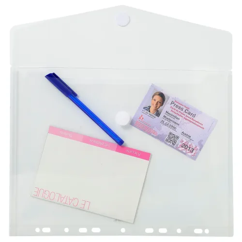 Exacompta, EXACOMPTA Dokumententasche A4 57381E PP, gelocht, 140my
