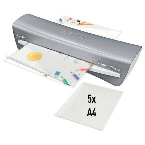 Leitz, LEITZ Laminierger&auml;t iLAM Home Office 73680089 grau A4