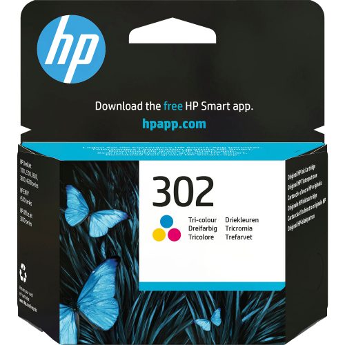 HP, HP Tintenpatrone 302 color F6U65AE OfficeJet 3830 165 Seiten