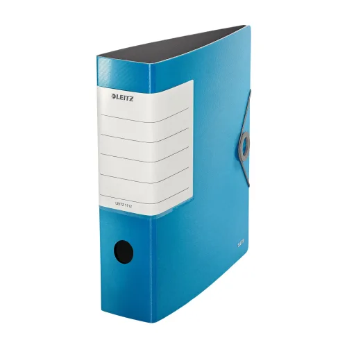 Leitz 180° Solid Ordner A4 82 mm Hellblau 2 Ringe 1112 Polyschaum Hochformat
