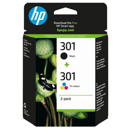 HP, HP Combopack 301 BK/color N9J72AE DeskJet 2050 190/165 Seiten