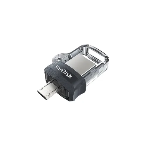 SanDisk USB 3.0 USB-Stick Ultra Dual 128 GB Transparent Schwarz
