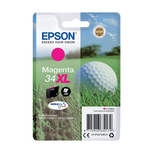 Epson, EPSON Tintenpatrone XL magenta T347340 WF-3720/3725DWF 950 Seiten