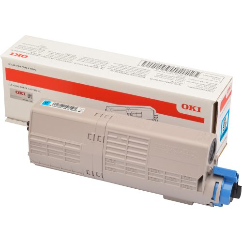 Original Tonerpatrone cyan OKI 46490403